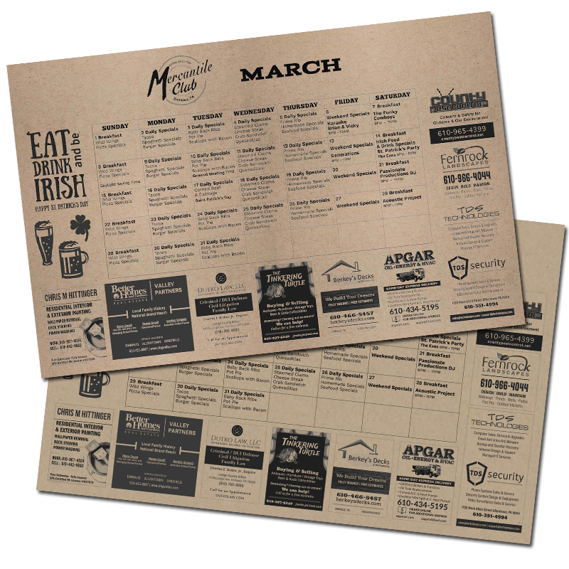 Kraft paper menu new arrivals